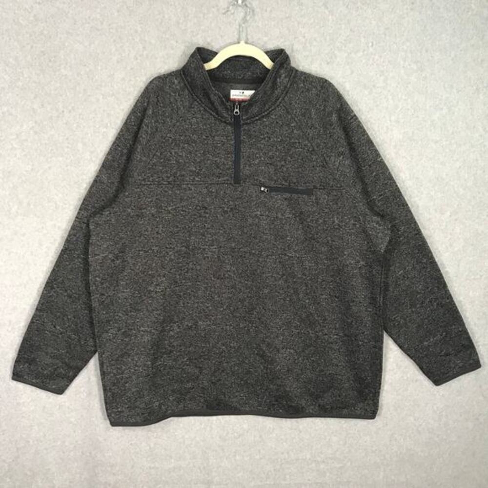 NEW Grand Slam 1/4 Zip Knit Sweatshirt Mens XXL Fleece Lined Performance GORP